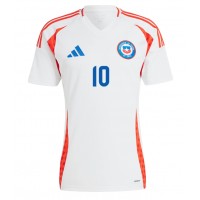 Camisa de Futebol Chile Alexis Sanchez #10 Equipamento Secundário Copa America 2024 Manga Curta